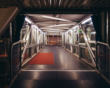 Empty subway station