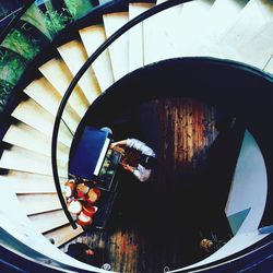 Low angle view of ceiling