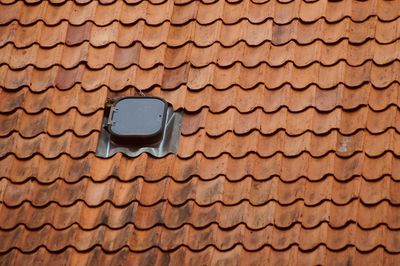 Full frame shot of roof tiles