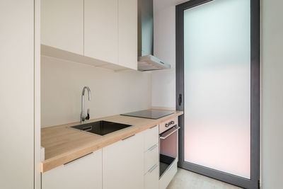 View of sink in kitchen