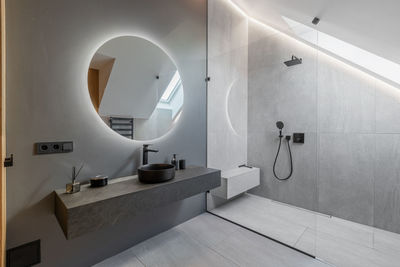 Interior of bathroom