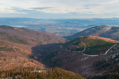 Scenic view of landscape against sky