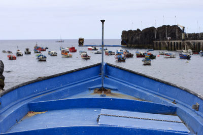 Pov from a boat and sea