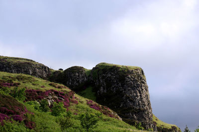 View of cliff against sky