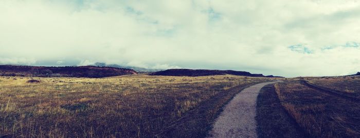 Panoramic view of landscape against sky