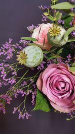 Close-up of rose bouquet