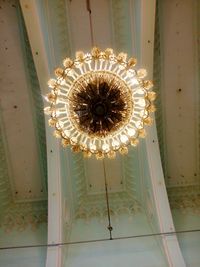 Close-up of chandelier