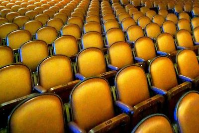 Full frame shot of chairs