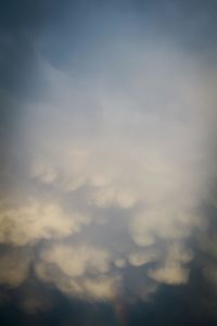 Low angle view of clouds in sky