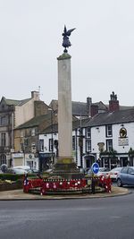 Statue in city