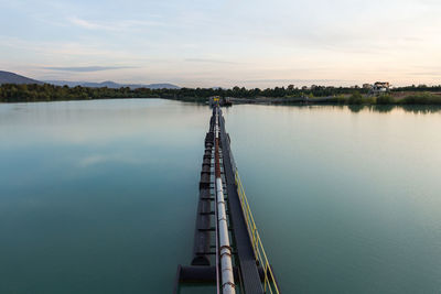 Built structure in water