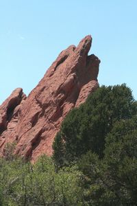 Scenic view of landscape against clear sky