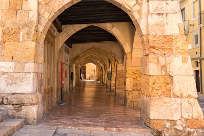 Corridor of historic building