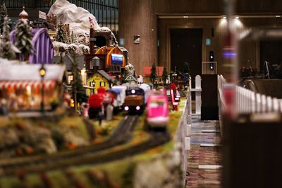 View of market stall