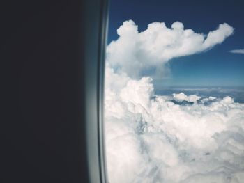 Clouds over the sea