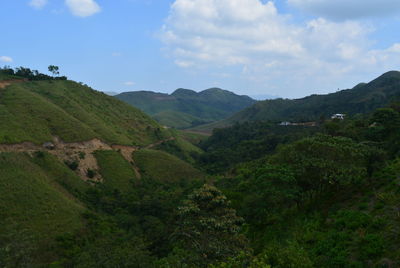 Scenic view of landscape against sky