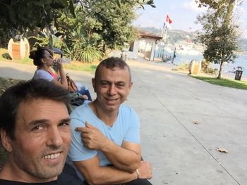 Portrait of smiling young man