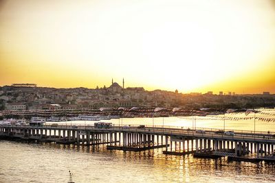 River at sunset