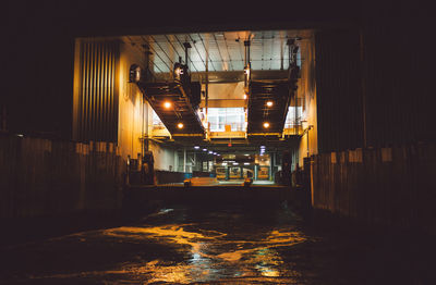 Illuminated corridor