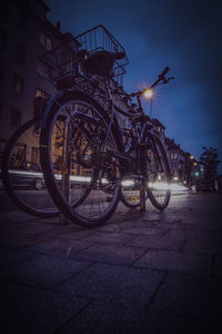 Bicycle at night