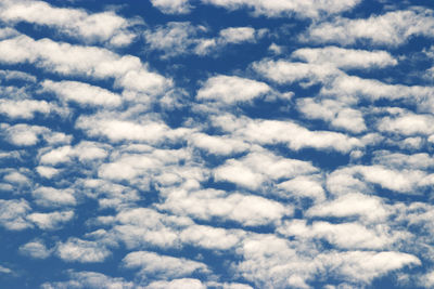 Low angle view of clouds in sky