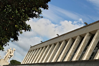 Low angle view of building against sky