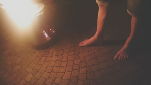 People at night