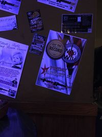 Close-up of tree against blue sky