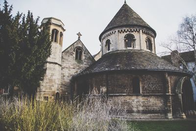 Low angle view of cathedral against sky