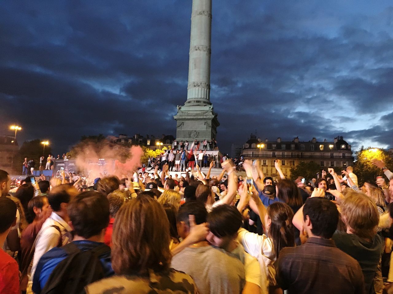 GROUP OF PEOPLE IN THE CITY