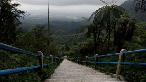 Scenic view of landscape and mountains against sky