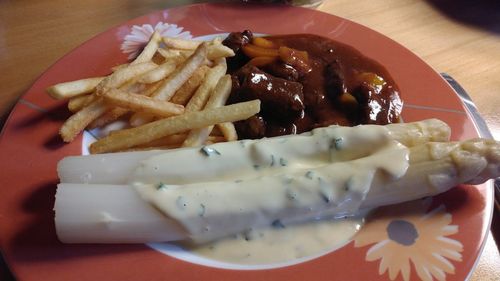 Close-up of food on plate