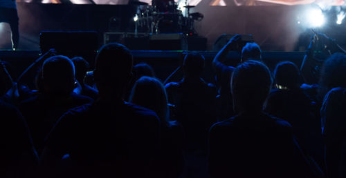 People at music concert