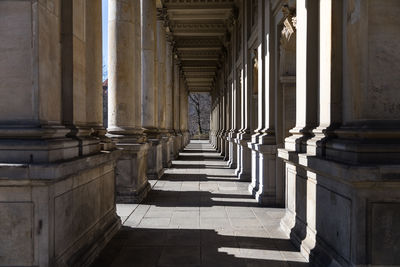 View of colonnade