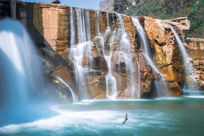 View of waterfall