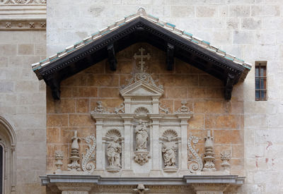 Low angle view of old building