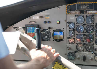 Seaplane cockpit