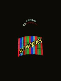 Close-up of illuminated text against black background