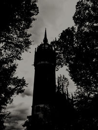 Low angle view of building against sky