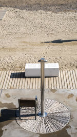 Lifeguard hut on beach