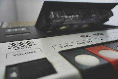 Close-up of computer keyboard