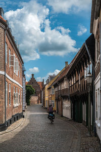 Cityscape in the old danish town ribe