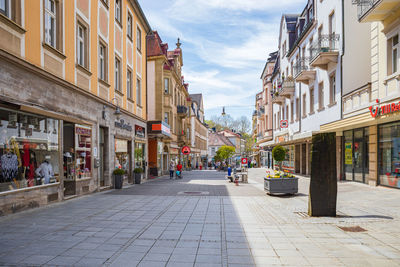 Street amidst buildings in city