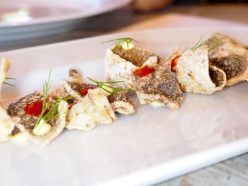 Close-up of food in plate