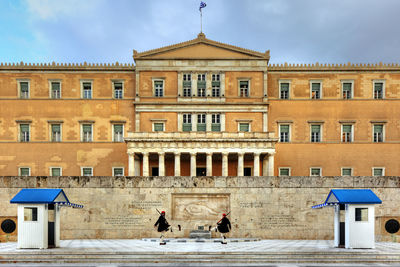 View of buildings in city