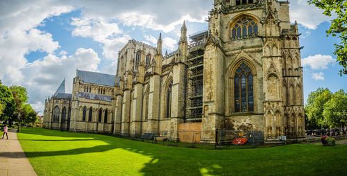 Low angle view of church