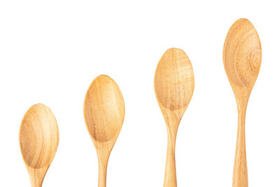 Close-up of umbrellas against white background