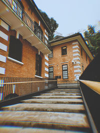 Low angle view of building against sky