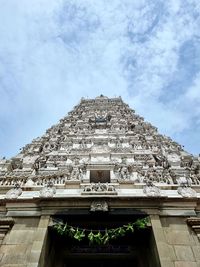 Low angle view of building against sky