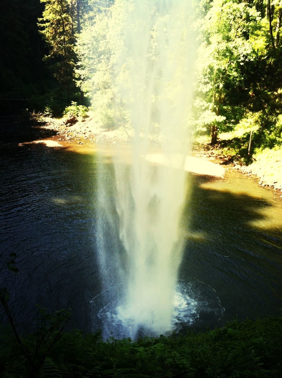 water, motion, waterfall, long exposure, flowing water, beauty in nature, scenics, splashing, tree, flowing, nature, surf, blurred motion, power in nature, tranquil scene, idyllic, forest, tranquility, outdoors, day